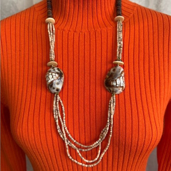 Chunky Boho Beaded Necklaces Chico’s and Kenneth Cole Set of 5 - Picture 6 of 10